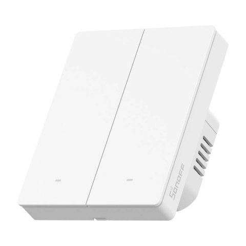 Inteligentny przełącznik ścienny WiFi M5-2C-80W Matter (2-kanałowy, do ramki) Inteligentny przełącznik ścienny WiFi M5-2C-80W Matter (2-kanałowy, do ramki)