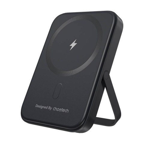 Powerbank magnetyczny Choetech B742 5000mAh 20W PD z podstawką (czarny) Powerbank magnetyczny Choetech B742 5000mAh 20W PD z podstawką (czarny)