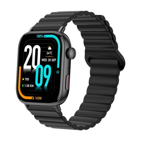Smartwatch Colmi C8 Max z magnetycznym paskiem (czarny) Smartwatch Colmi C8 Max z magnetycznym paskiem (czarny)