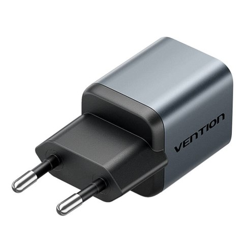 Ładowarka GaN Vention USB-C 20W + Kabel USB-C-L 1m (Szara) Ładowarka GaN Vention USB-C 20W + Kabel USB-C-L 1m (Szara)