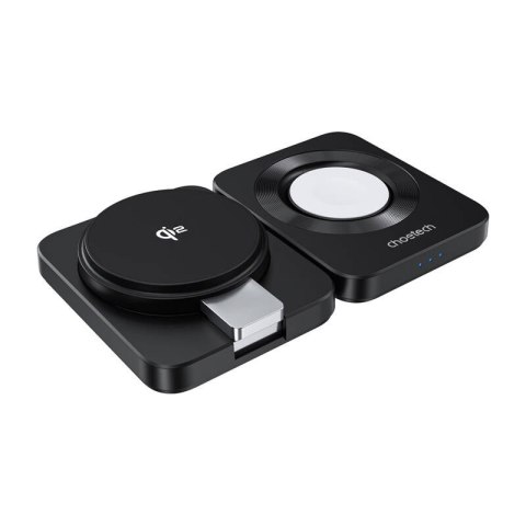 Składana ładowarka magnetyczna 3w1 Choetech Qi2 Składana ładowarka magnetyczna 3w1 Choetech Qi2