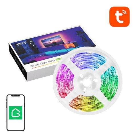 Inteligentna taśma WiFi RGB LED Gosund SL1 (2,8m) Tuya Inteligentna taśma WiFi RGB LED Gosund SL1 (2,8m) Tuya