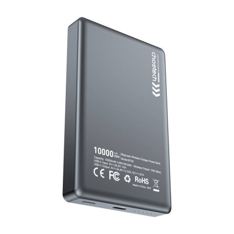 Powerbank Choetech B739 10000mAh 20W PD cienki (czarny) Powerbank Choetech B739 10000mAh 20W PD cienki (czarny)