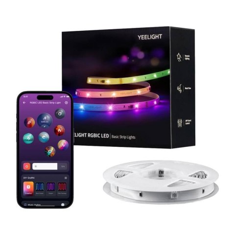 Pasek LED RGBIC Yeelight Led Basic Strip Lights 12m Pasek LED RGBIC Yeelight Led Basic Strip Lights 12m