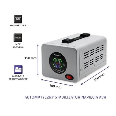 Automatyczny stabilizator napięcia AVR 2000VA Automatyczny stabilizator napięcia AVR 2000VA