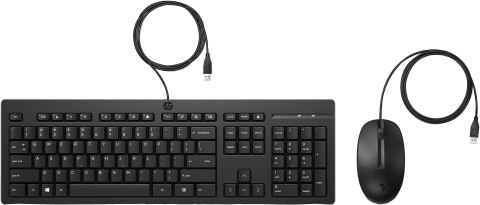 Klawiatura HP 225 Wired Mouse and Keyboard Combo-EURO Klawiatura HP 225 Wired Mouse and Keyboard Combo-EURO