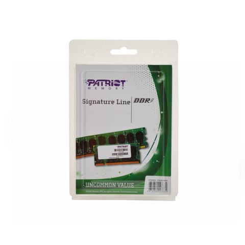 Pamięć Patriot Memory Signature PSD34G160081S (DDR3 SO-DIMM; 1 x 4 GB; 1600 MHz; CL11) Pamięć Patriot Memory Signature PSD34G160081S (DDR3 SO-DIMM; 1 x 4 GB; 1600 MHz; CL11)