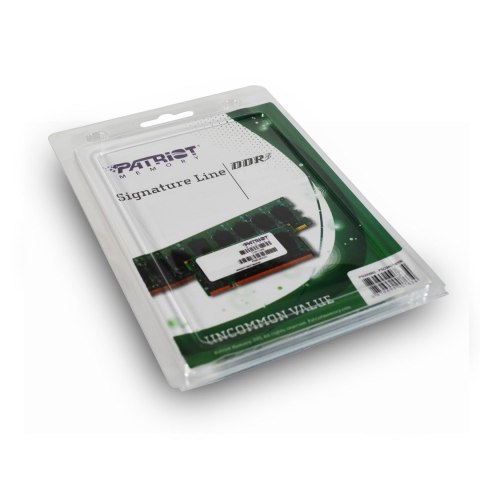 Pamięć Patriot Memory Signature PSD34G160081S (DDR3 SO-DIMM; 1 x 4 GB; 1600 MHz; CL11) Pamięć Patriot Memory Signature PSD34G160081S (DDR3 SO-DIMM; 1 x 4 GB; 1600 MHz; CL11)