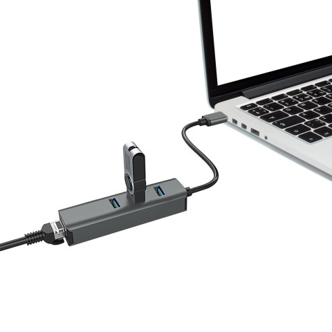 VAKOSS HUB USB 3.0 ETHERNET TC-4502X VAKOSS HUB USB 3.0 ETHERNET TC-4502X