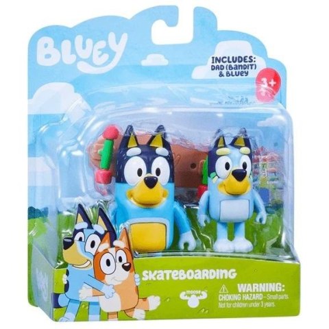 Bluey Figurki Jazda na deskorolce 2 szt. Bluey Figurki Jazda na deskorolce 2 szt.