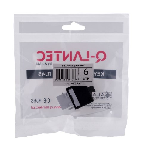 Gniazdo Keystone A-LAN MKB-U6-1 (kat. 6; RJ-45) Gniazdo Keystone A-LAN MKB-U6-1 (kat. 6; RJ-45)