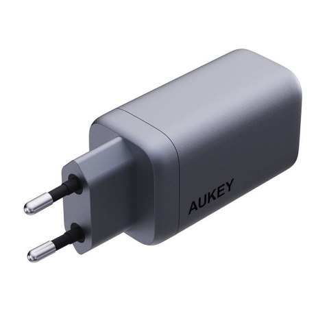 Ładowarka sieciowa Aukey PA-B6U, 1xUSB-A, 2xUSB-C, 67W (szara) Ładowarka sieciowa Aukey PA-B6U, 1xUSB-A, 2xUSB-C, 67W (szara)