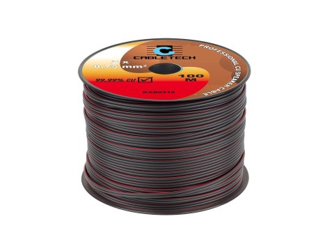 Kabel głośnikowy 0,75mm czarny Kabel głośnikowy 0,75mm czarny