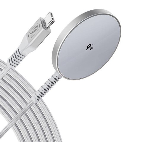 Ładowarka bezprzewodowa ESR Qi2 mini (HaloLock)(srebrny) Ładowarka bezprzewodowa ESR Qi2 mini (HaloLock)(srebrny)