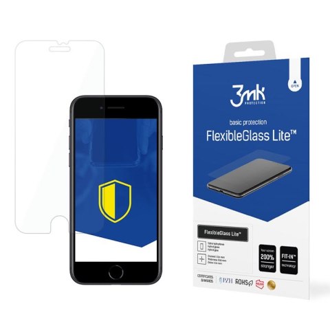 3mk FlexibleGlass Lite - Szkło hybrydowe do iPhone SE 2022/2020 3mk FlexibleGlass Lite - Szkło hybrydowe do iPhone SE 2022/2020