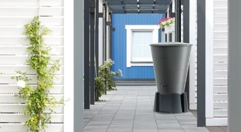 ZBIORNIK NA DESZCZÓWKĘ SMOOTH 210L - ANTRACYT ZBIORNIK NA DESZCZÓWKĘ SMOOTH 210L - ANTRACYT