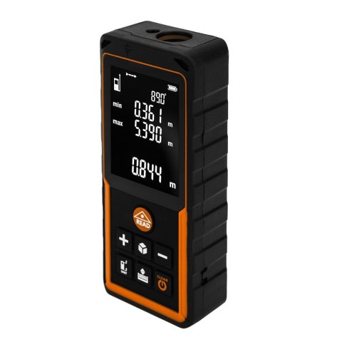 Dalmierz laserowy, zasięg 80 m, IP54 Dalmierz laserowy, zasięg 80 m, IP54