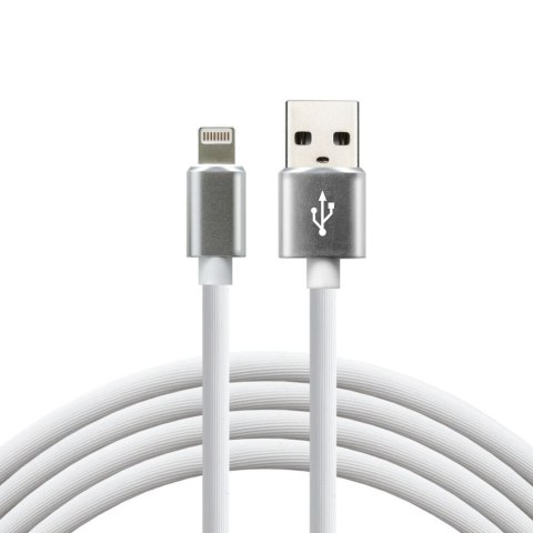 Kabel zasilający everActive CBS-1IW (USB - Lightning ; 1m; kolor biały) Kabel zasilający everActive CBS-1IW (USB - Lightning ; 1m; kolor biały)