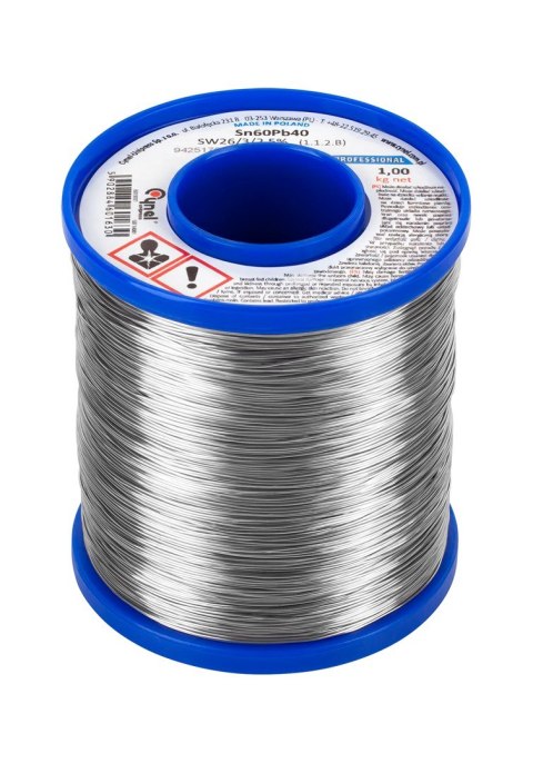 Cyna 1mm/1kg Sn60Pb40 CYNEL Cyna 1mm/1kg Sn60Pb40 CYNEL