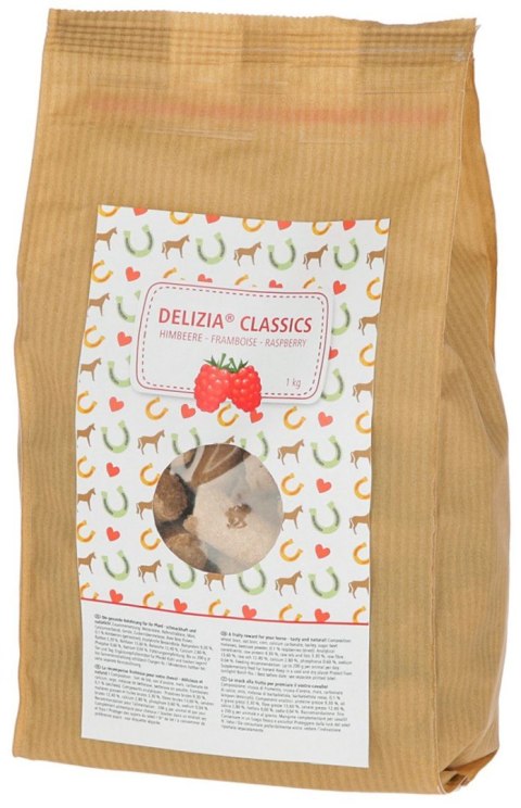 KERBL Smakołyki dla konia Delizia Classic, malina, 1 kg KERBL Smakołyki dla konia Delizia Classic, malina, 1 kg
