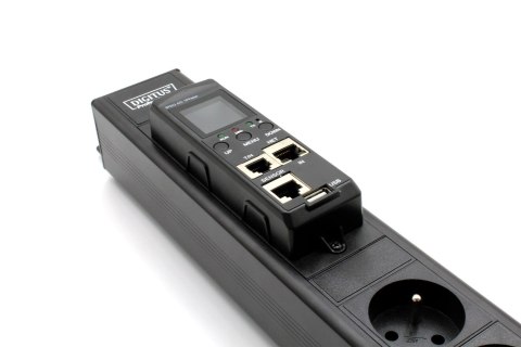Digitus DN-IP-V-2-18E rozdzielacz zasilania PDU 18 x gniazdo sieciowe 0U Czarny Digitus DN-IP-V-2-18E rozdzielacz zasilania PDU 18 x gniazdo sieciowe 0U Czarny