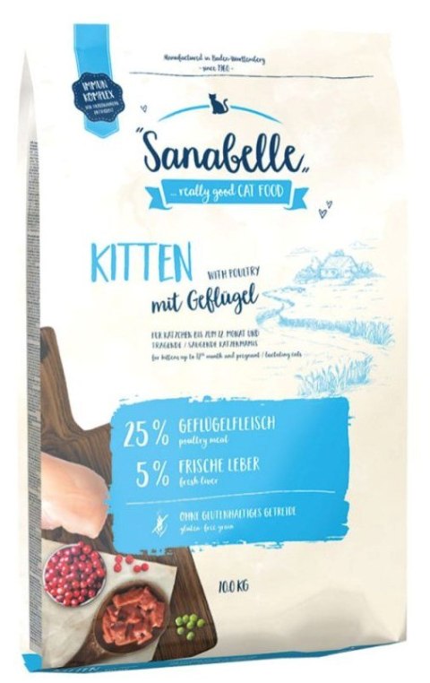 BOSCH Sanabelle Karma dla kociąt z drobiem 10 kg BOSCH Sanabelle Karma dla kociąt z drobiem 10 kg