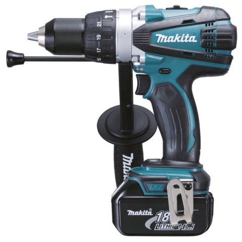 Wiertarko-wkrętarka udarowa 18V MAKITA DHP458RTJ Wiertarko-wkrętarka udarowa 18V MAKITA DHP458RTJ