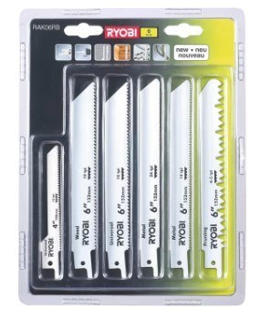 Ryobi RAK06RB Ostrze wyrzynarki 6 szt. Ryobi RAK06RB Ostrze wyrzynarki 6 szt.
