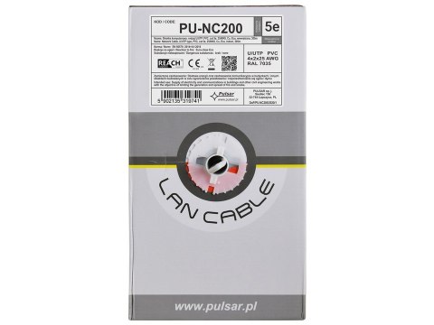 PU-NC200 Skrętka U/UTP, cat 5e, 25AWG, PU-NC200 Skrętka U/UTP, cat 5e, 25AWG,