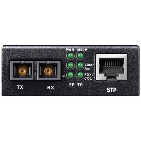 Cudy MC100GMA-05 konwerter sieciowy 1000 Mbit/s 850 nm Multifunkcyjny Czarny Cudy MC100GMA-05 konwerter sieciowy 1000 Mbit/s 850 nm Multifunkcyjny Czarny