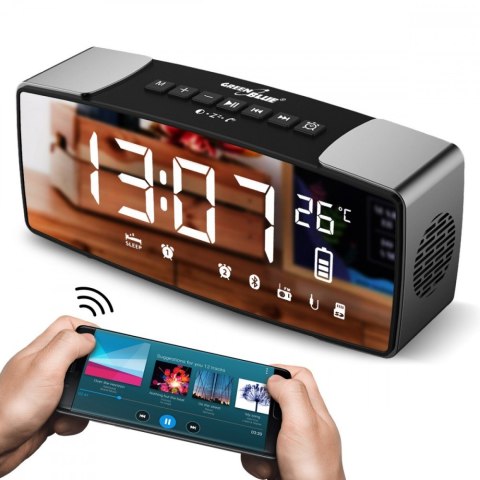 Radiobudzik Bluetooth 4.2 FM Aux-in GB200 Radiobudzik Bluetooth 4.2 FM Aux-in GB200