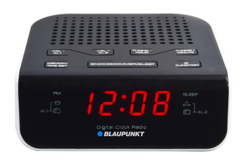 Radiobudzik Blaupunkt CR5WH czarno-biały Radiobudzik Blaupunkt CR5WH czarno-biały