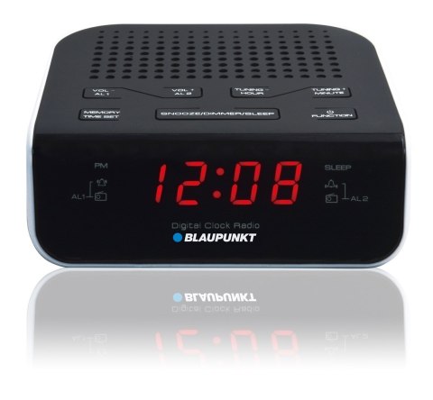 Radiobudzik Blaupunkt CR5WH czarno-biały Radiobudzik Blaupunkt CR5WH czarno-biały