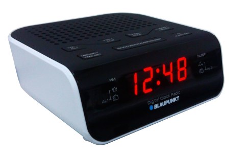 Radiobudzik Blaupunkt CR5WH czarno-biały Radiobudzik Blaupunkt CR5WH czarno-biały