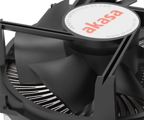 Akasa AK-CC6606BP01 system chłodzenia komputerów Procesor Radiator 9 cm Aluminium, Czarny 1 szt. Akasa AK-CC6606BP01 system chłodzenia komputerów Procesor Radiator 9 cm Aluminium, Czarny 1 szt.