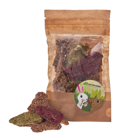 FACTORYHERBS Chipsy brzozowe ziołowo-warzywne 50g FACTORYHERBS Chipsy brzozowe ziołowo-warzywne 50g