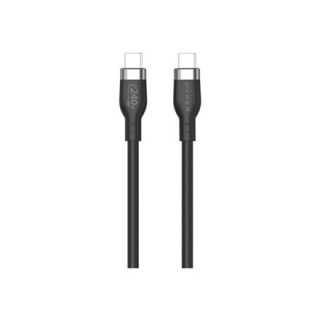 1M USB-C CHARGING CABLE BLAC/K SILICONE 240W