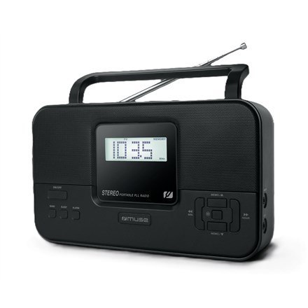 Muse Stereo Portable Radio | M-087 MB PLL | AUX in | FM radio | Headphone out Muse Stereo Portable Radio | M-087 MB PLL | AUX in | FM radio | Headphone out