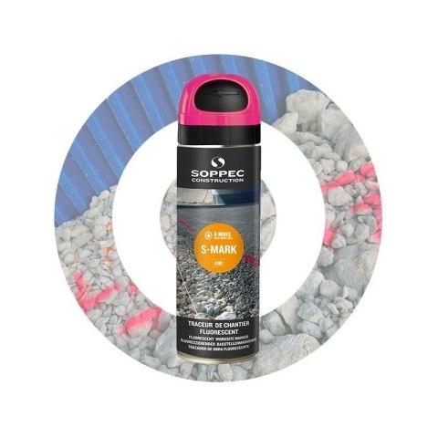SOPPEC SPRAY GEODEZYJNY S-MARK RÓŻOWY 500ML SOPPEC SPRAY GEODEZYJNY S-MARK RÓŻOWY 500ML