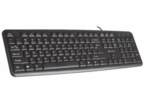 Klawiatura membranowa Tracer MAVERICK TRAKLA43371 (USB; (US); kolor czarny) Klawiatura membranowa Tracer MAVERICK TRAKLA43371 (USB; (US); kolor czarny)