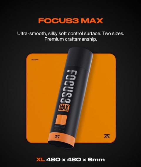 Fnatic Focus3 MAX L Podkładka dla graczy Pomarańczowy Fnatic Focus3 MAX L Podkładka dla graczy Pomarańczowy