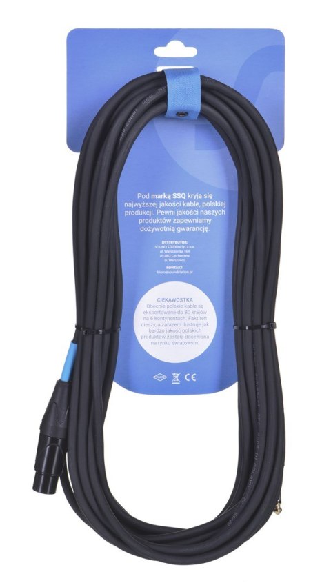 SSQ XZJM10 - Kabel Jack MONO - XLR Żeński 10 metrowy SSQ XZJM10 - Kabel Jack MONO - XLR Żeński 10 metrowy