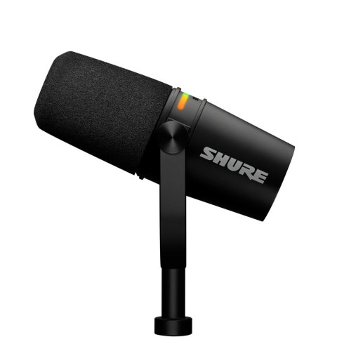 Shure MV7+-K-BNDL - Mikrofon lektorski/wokalny ze złączem XLR/USB-C Czarny + statyw biurkowy GATOR Shure MV7+-K-BNDL - Mikrofon lektorski/wokalny ze złączem XLR/USB-C Czarny + statyw biurkowy GATOR