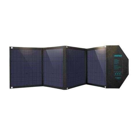 Składana ładowarka solarna Choetech SC007 80W (czarny) Składana ładowarka solarna Choetech SC007 80W (czarny)