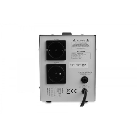 Stabilizator napięcia AVR 2000VA 8-11% Stabilizator napięcia AVR 2000VA 8-11%