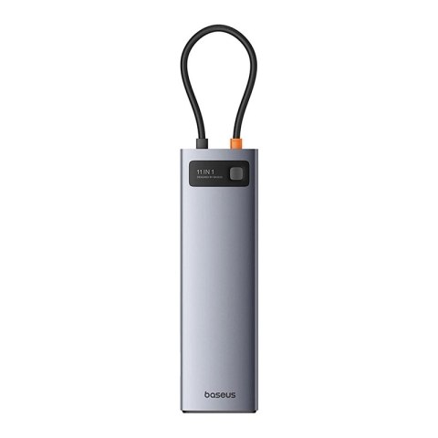 Hub 11w1 Baseus StarJoy Metal Glam Series, USB-C do HDMI +VGA + 3 x USB 3.0 + USB 2.0+USB-C PD + RJ45 + SD/TF +3,5mm Hub 11w1 Baseus StarJoy Metal Glam Series, USB-C do HDMI +VGA + 3 x USB 3.0 + USB 2.0+USB-C PD + RJ45 + SD/TF +3,5mm