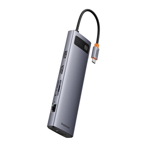 Hub 11w1 Baseus StarJoy Metal Glam Series, USB-C do HDMI +VGA + 3 x USB 3.0 + USB 2.0+USB-C PD + RJ45 + SD/TF +3,5mm Hub 11w1 Baseus StarJoy Metal Glam Series, USB-C do HDMI +VGA + 3 x USB 3.0 + USB 2.0+USB-C PD + RJ45 + SD/TF +3,5mm