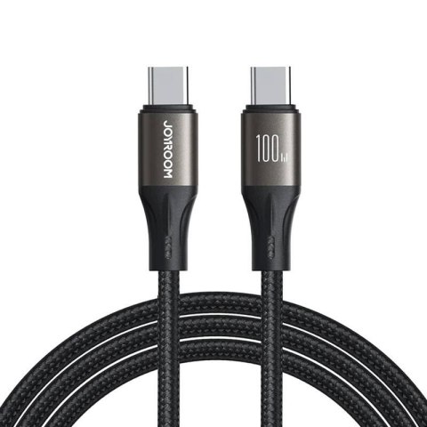 Kabel Joyroom Light-Speed USB-C do USB-C SA25-CC5 , 100W , 1.2m (czarny) Kabel Joyroom Light-Speed USB-C do USB-C SA25-CC5 , 100W , 1.2m (czarny)