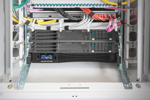 Digitus Zasilacz awaryjny UPS Online Rack 19" LCD, 1500VA/1500W, 3x12V/9Ah, 8xC13, USB, RS232, RJ45 Digitus Zasilacz awaryjny UPS Online Rack 19" LCD, 1500VA/1500W, 3x12V/9Ah, 8xC13, USB, RS232, RJ45