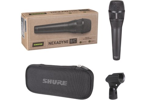 Shure NXN8/C - Mikrofon dynamiczny Nexadyne, Kardioidalny ze złączem XLR, czarny Shure NXN8/C - Mikrofon dynamiczny Nexadyne, Kardioidalny ze złączem XLR, czarny